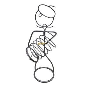 Metal French Sommelier Chef Countertop Wine Bottle Holder Caddy